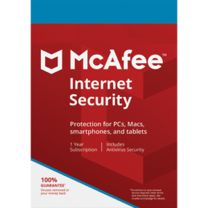 McAfee Internet Security-5Device-1Year