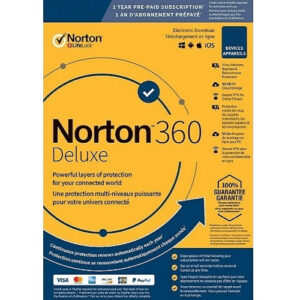 Norton 360 Deluxe – 1 Year - 3 Devices