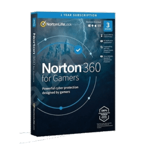 Norton 360 for Gamers – 1 Year - 3 Devices – Global